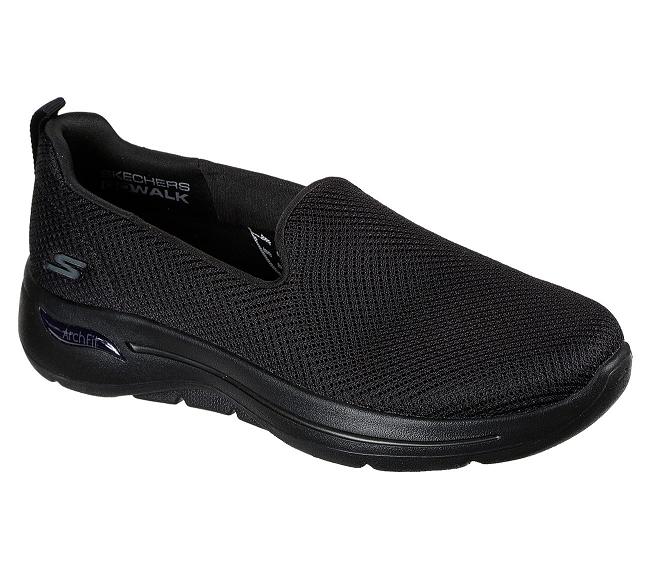 Zapatillas Para Caminar Skechers Mujer - GOwalk Arch Fit Negro SOANV9083
